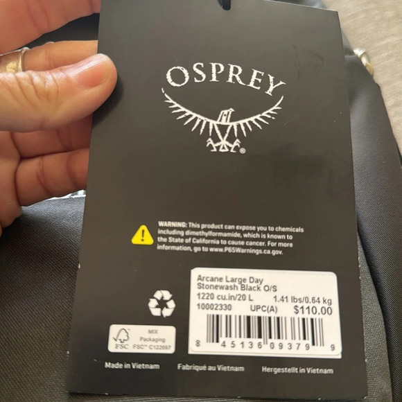 Osprey arcane large day stonewash black TEAM SEMPER FI US Marines corps - Picture 5 of 16